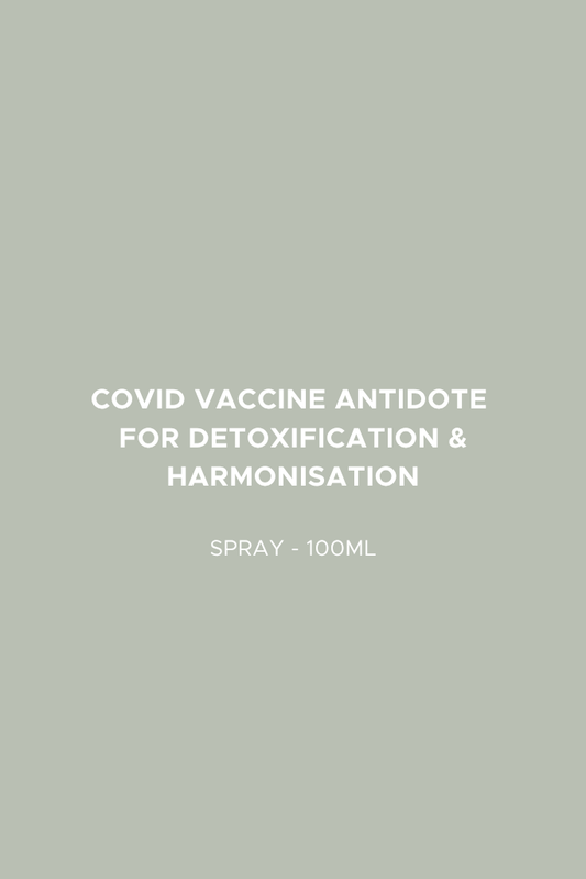 Covid vaccine antidote for detoxification & harmonisation